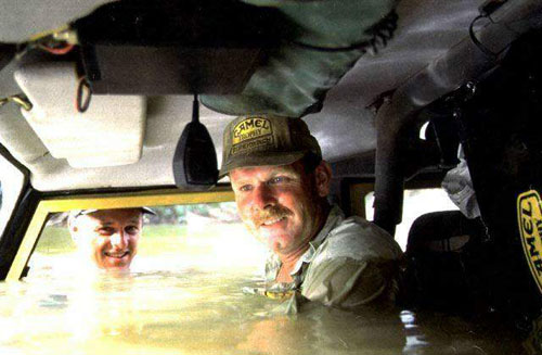 cbradio almost in water